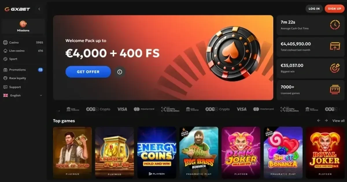 gxbet casino